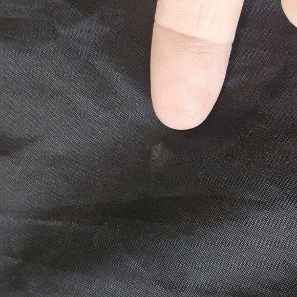 VTG University Of Iowa College Of Pharmacy Anorak Jacket Black Nylon Sz XL Hood - Picture 10 of 10